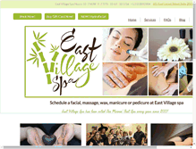 Tablet Screenshot of evdayspa.com